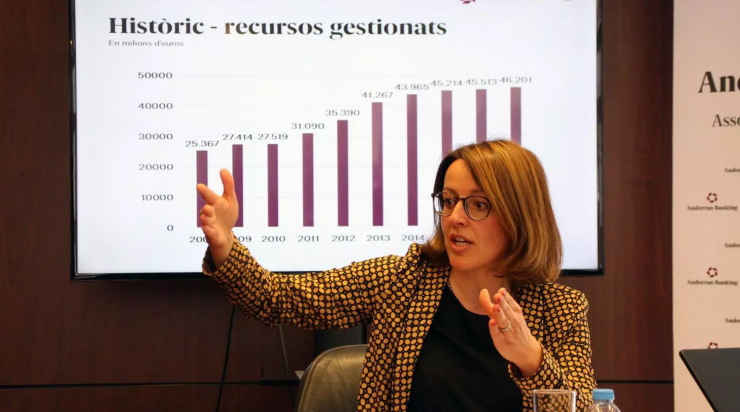 La directora general d’Andorran Banking, Esther Puigcercós.